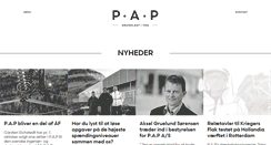 Desktop Screenshot of pap.dk