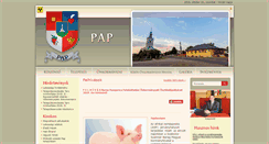 Desktop Screenshot of pap.hu