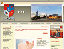 Tablet Screenshot of pap.hu
